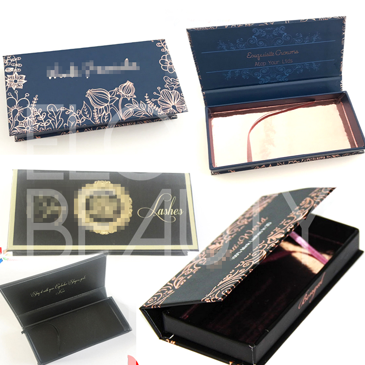 Best private label lash packaging for 3d lashes free design China ED71